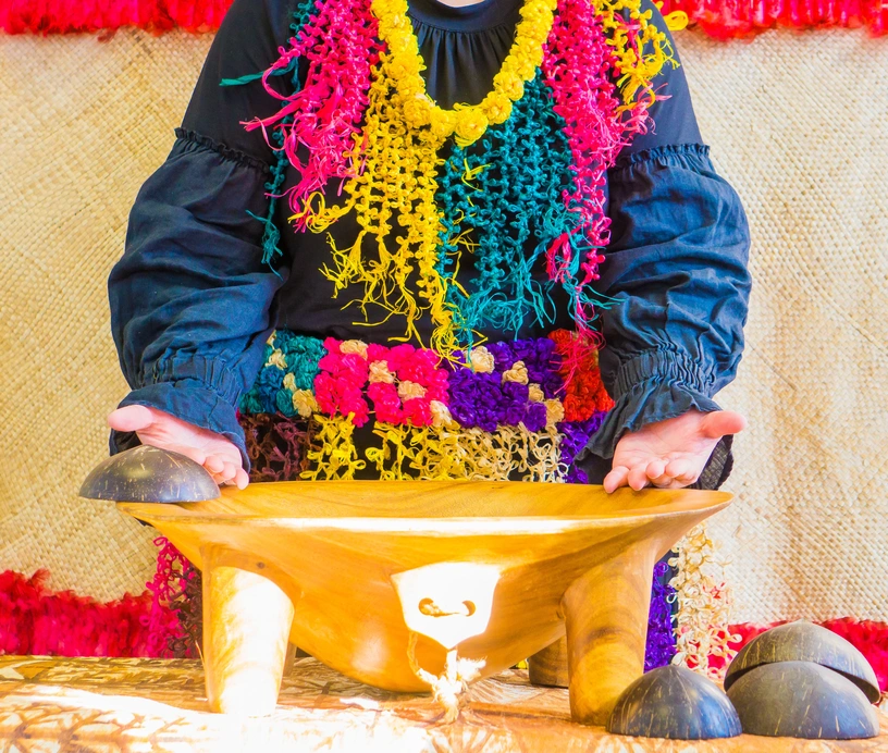 sitting woman